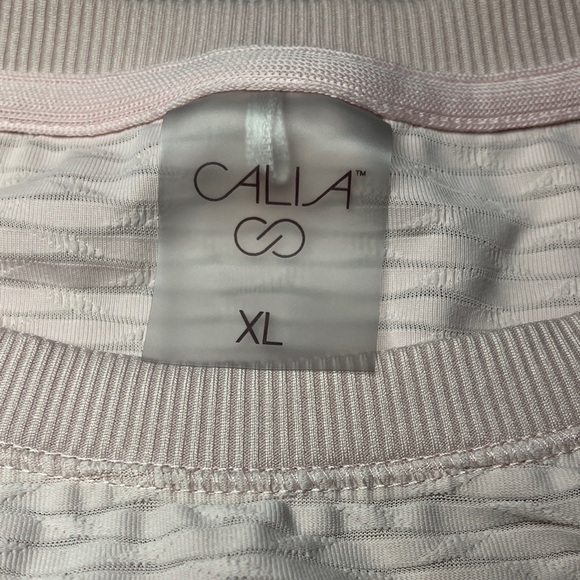 Calia women’s Light Pink Striped Tank Top - Picture 2 of 6